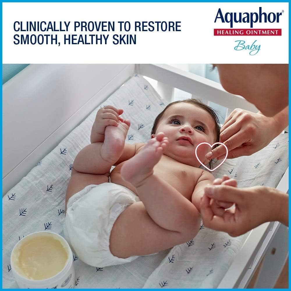Baby Healing Ointment Advanced Therapy Skin Protectant, Dry Skin and Diaper Rash Ointment, 14 Oz Jar