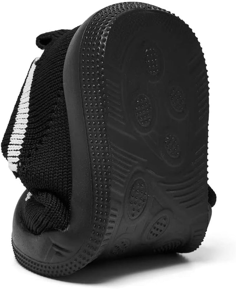 Baby Boy Girl Non-Skid Indoor Infant Walking Shoes Breathable Warm Elastic Sock Shoes with Memory Sole Protect Toes Outdoor Sneakers
