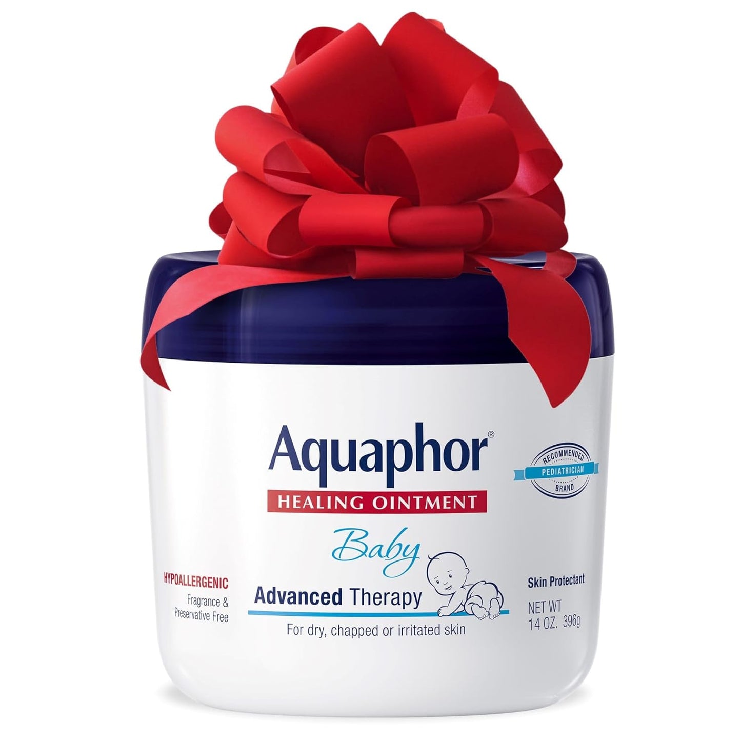 Baby Healing Ointment Advanced Therapy Skin Protectant, Dry Skin and Diaper Rash Ointment, 14 Oz Jar