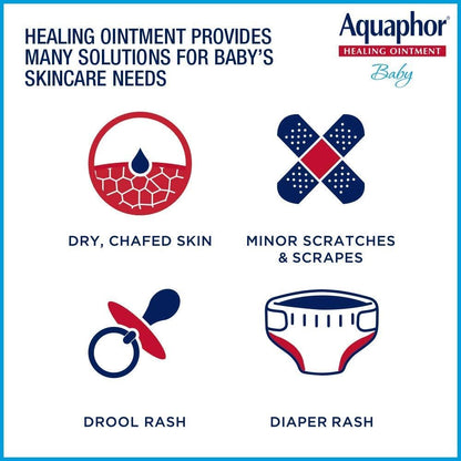 Baby Healing Ointment Advanced Therapy Skin Protectant, Dry Skin and Diaper Rash Ointment, 14 Oz Jar