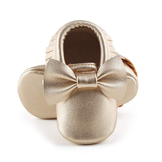 CENCIRILY Infant Baby Fringe Moccasin Slipper Boys Girls Tassel Suede Leather Toddler Sneakers Soft Sole First Walking Loafers Crib Shoes