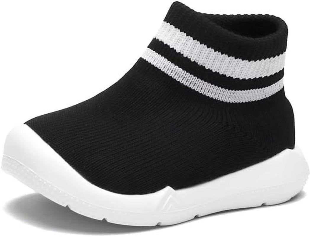 Baby Shoes Baby Sock Shoes Baby Walking Shoes Infant Non-Slip Breathable Slippers with Soft Rubber Sole Baby Boys Girls Slip on Sneakers