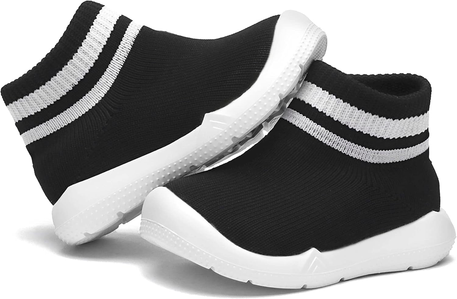 Baby Shoes Baby Sock Shoes Baby Walking Shoes Infant Non-Slip Breathable Slippers with Soft Rubber Sole Baby Boys Girls Slip on Sneakers