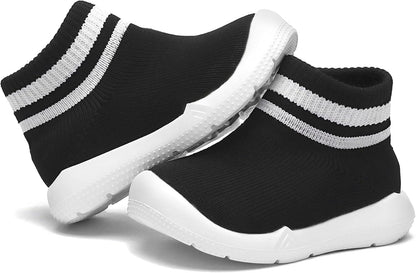 Baby Shoes Baby Sock Shoes Baby Walking Shoes Infant Non-Slip Breathable Slippers with Soft Rubber Sole Baby Boys Girls Slip on Sneakers