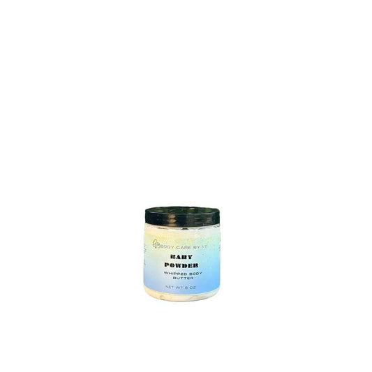 Baby Powder Whipped Body Butter (8Oz) Moisturizing Skincare for Soft Skin