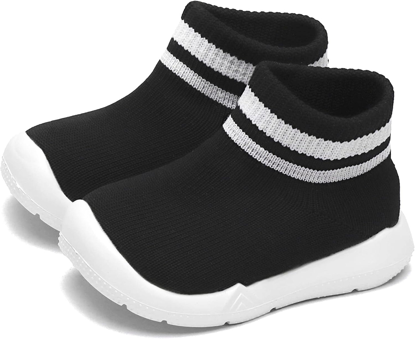 Baby Shoes Baby Sock Shoes Baby Walking Shoes Infant Non-Slip Breathable Slippers with Soft Rubber Sole Baby Boys Girls Slip on Sneakers